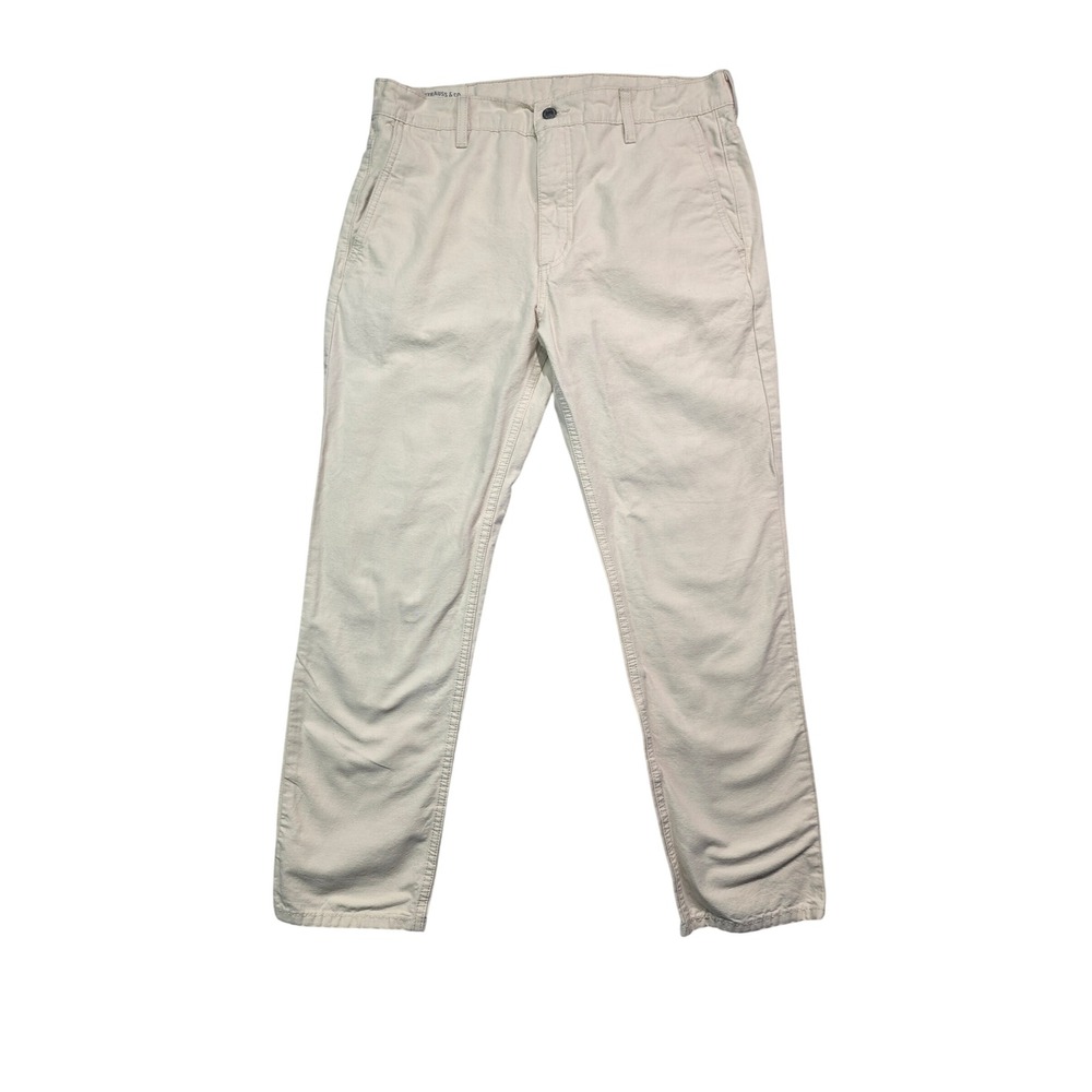 Levis 511 Slim Fit Chino Pants Mens 34 Beige Khaki Cotton Twill Utility